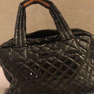 MZ Wallace Tote Bag in Black Patent Leather
